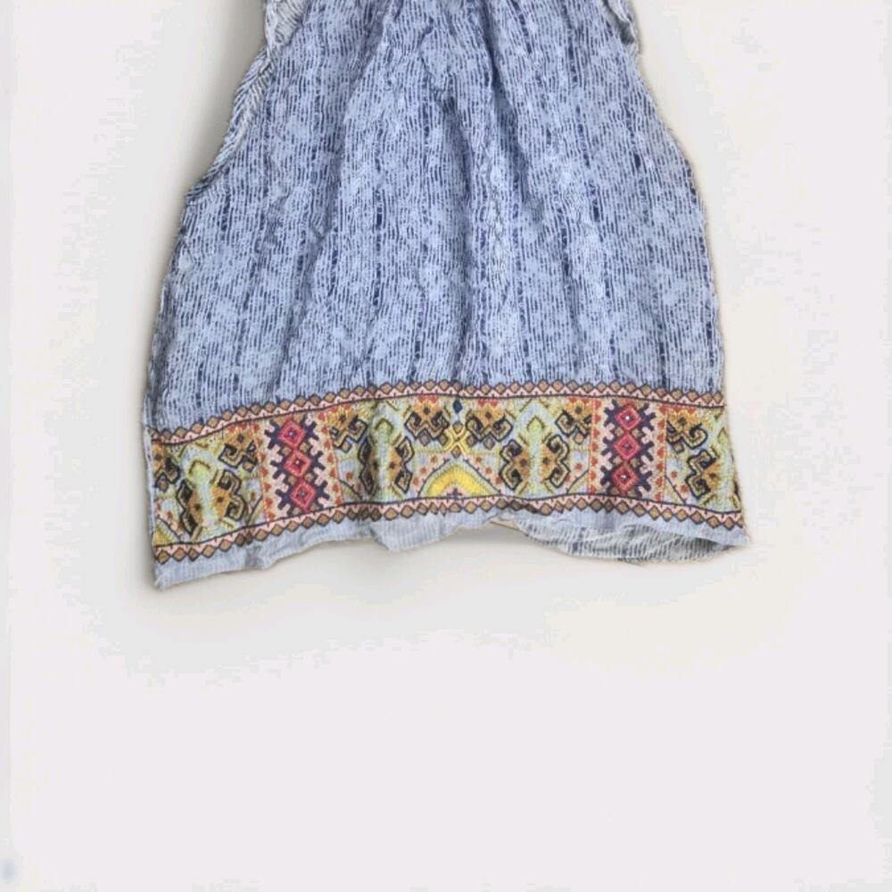ANTHROPOLOGIE BHANUNI BY JYOTI “Jina” Embroidered Beaded Silk Halter Top Med P - Picture 3 of 5